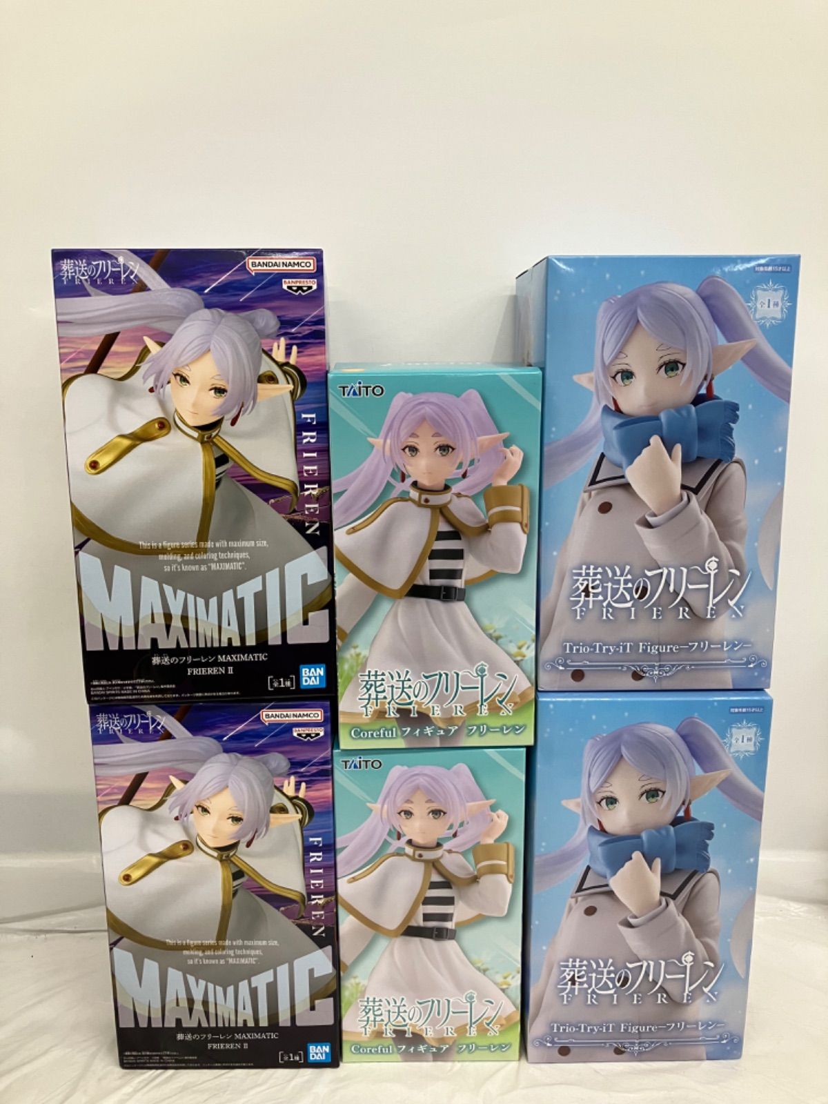 葬送のフリーレンフィギュア10点セットMAXIMATIC Trio-Try-iT 未開封 葬送のフリーレン Trio Try iT Figure フリーレン Coreful