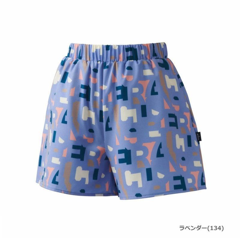 【新品】prince（プリンス）レディース ウィメンズ テニスウェア ストレッチ　キュロット ショートパンツ風 吸汗速乾、UPF50+、ストレッチ、制電 ハイゲージストレッチライト素材　ラベンダー　WF5341-134
