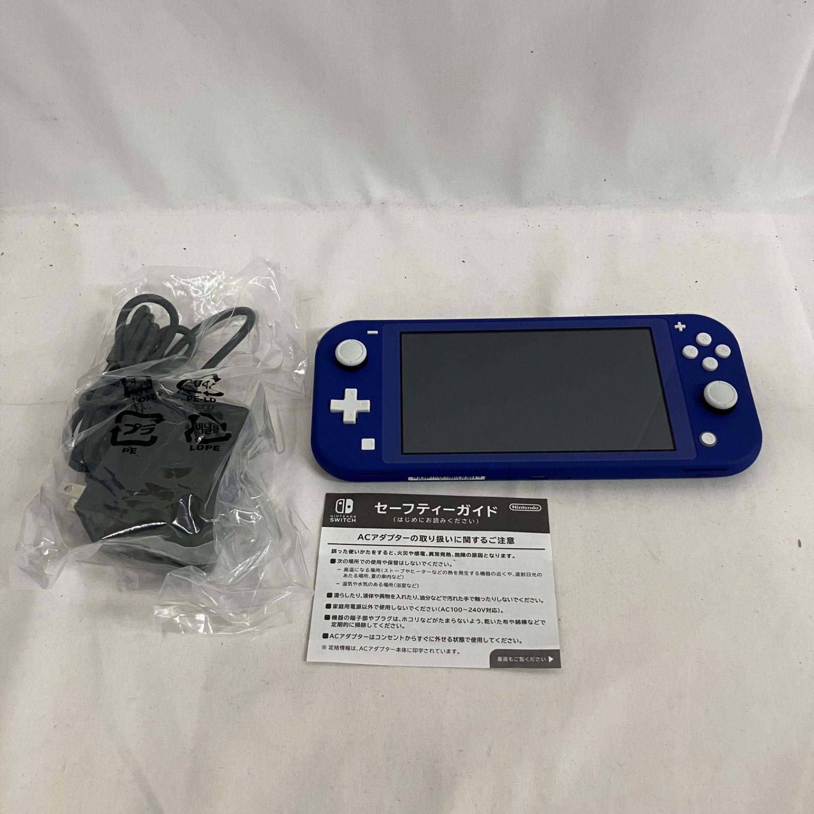 中古 Nintendo Switch Lite スイッチライト 本体 ブルー YD4035 c090