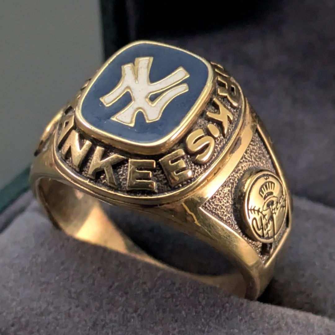 特大サイズ NYヤンキース ヴィンテージリング シルバー925 MLB 30号