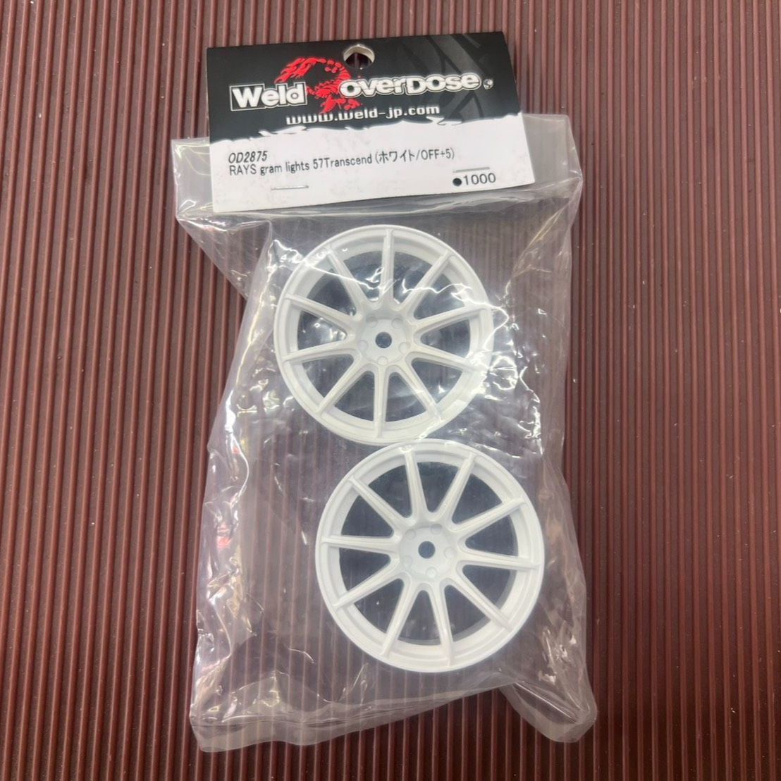 OVERDOSE RAYS gram lights 57Transcend (ホワイト/OFF+5) #OD2875