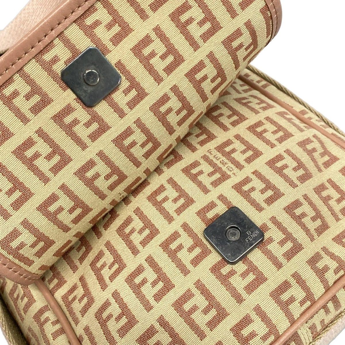 FENDI(フェンディ) ショルダーバッグ ズッキーノ柄 8BR323 ベージュ