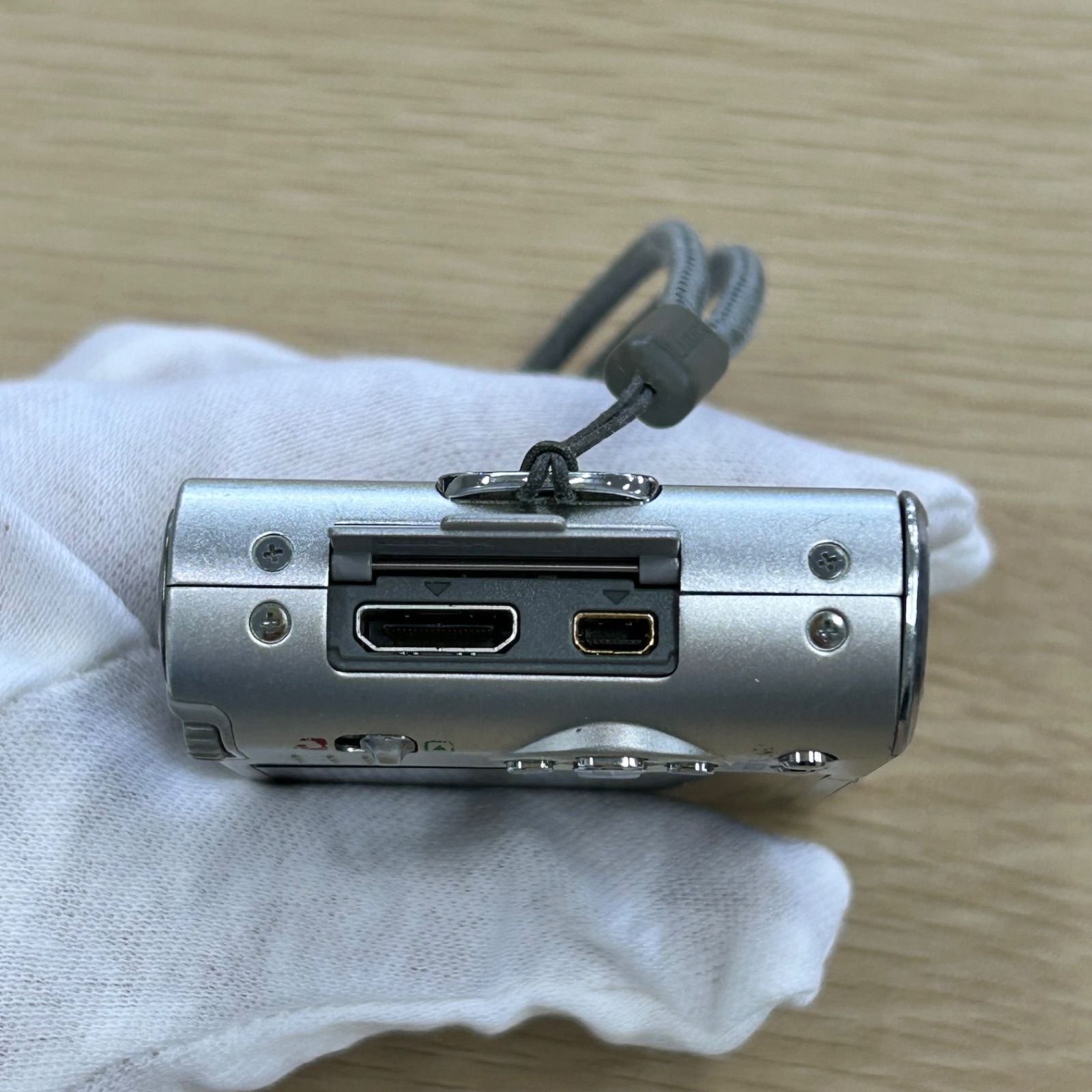 ジャンク品 Panasonic デジタルカメラ LUMIX【DMC-FX66】シルバー 