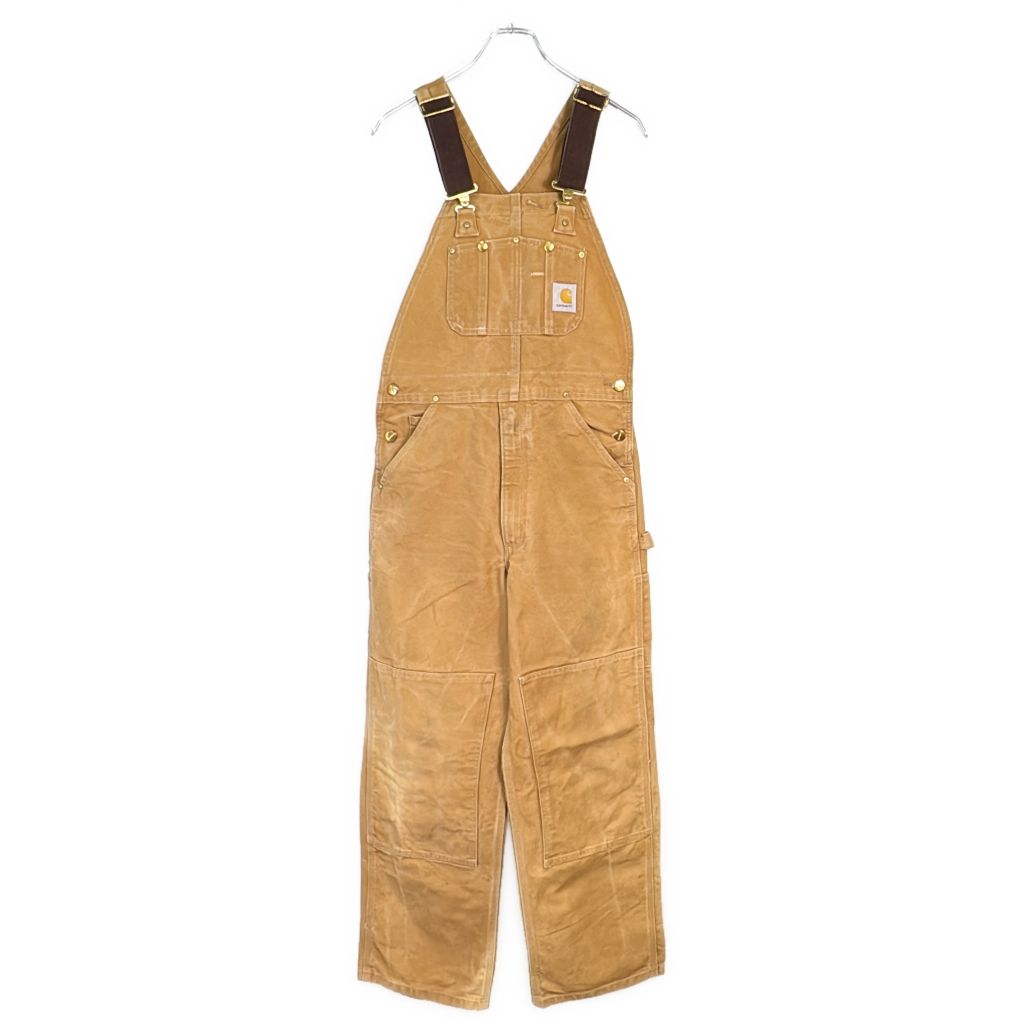 00年代 Carhartt カーハート ダック ダブルニー ビブオーバーオール