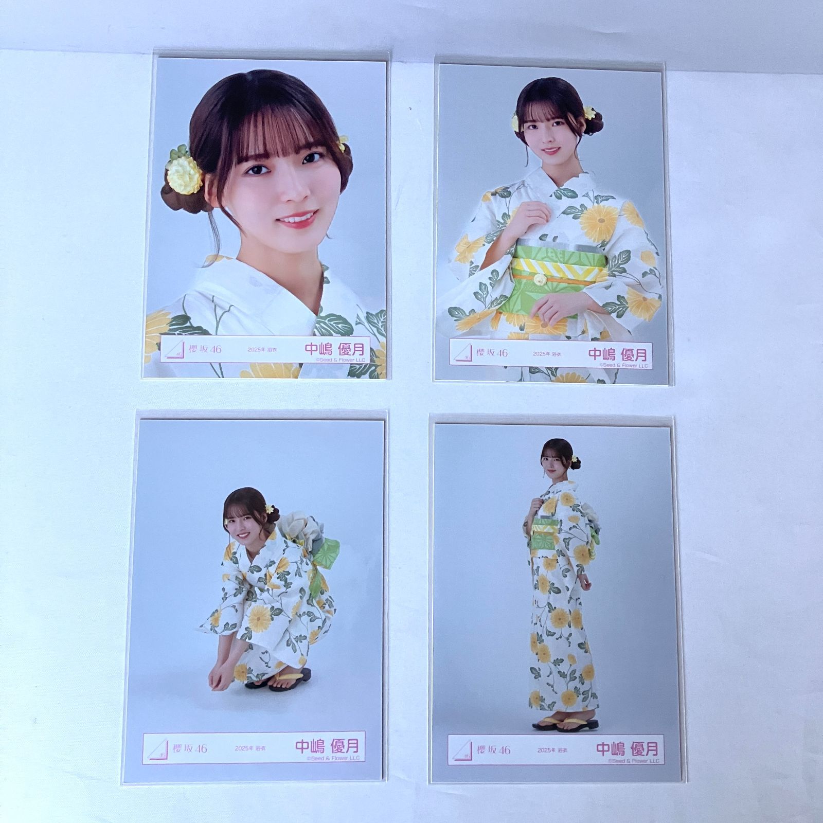 櫻坂46 中嶋優月 生写真 コンプ 2セット NL4041P f115 - メルカリ