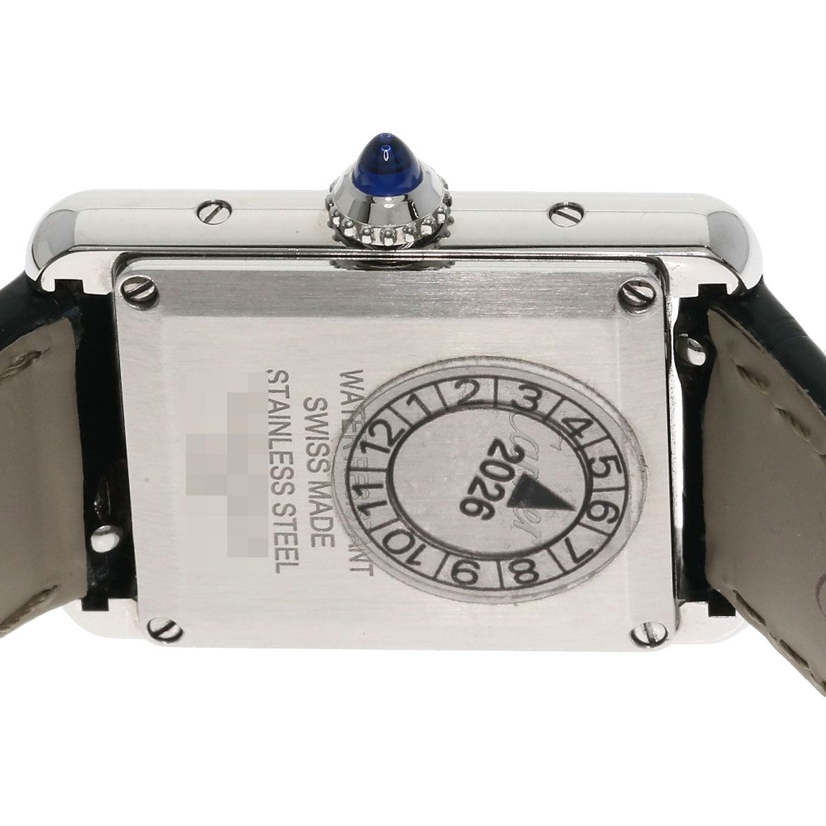 CARTIER カルティエ WSTA0071 タンクマスト ドゥカルティエ SM 腕時計 SS アリゲーター レディース [中古] Cartier（カルティエ） タンク マスト ドゥ WSTA0071 ブラック