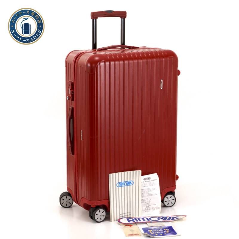 RIMOWA レッド キャリーケース スーツケース ルフトハンザ 1-3泊] リモワ サルサ 33L レッド 2輪 RIMOWA SALSA CABIN TROLLEY RED