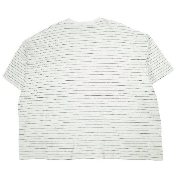 SEE SEE x URBS シーシー URBAN RESEARCH BUYERS SELECT アーバンリサーチ 23SS 別注 日本製 SUPER BIG FLAT SS BOADER POCKET TEE スーパービッグフラットボーダーポケットTシャツ XL WHITE/BLACK 半袖 トップス【中古】【SEE SEE × URBS】 SEE SEE x URBS シーシー アーバンリサーチ 23SS 別注 日本製 SUPER