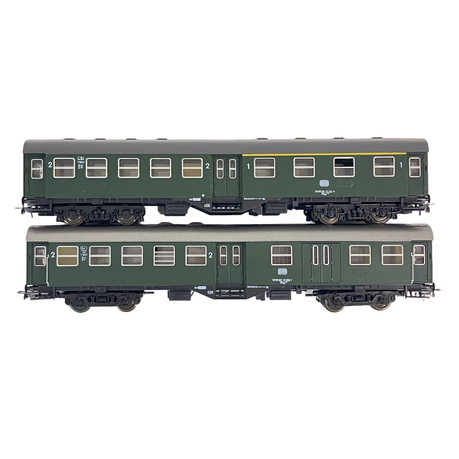 ROCO 4252 4255 ドイツ連邦鉄道 DB Umbau-Wagen 2両セット HOゲージ