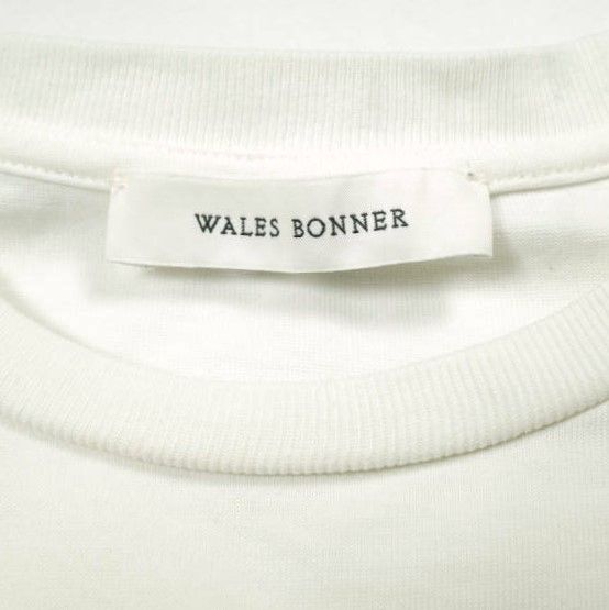 WALES BONNER ウェールズボナー 25AW ポルトガル製 Theaster Gates Edition SELAH OVERSIZED T-SHIRT シアスターゲイツ セラオーバーサイズTシャツ S OFF WHITE 半袖 定価69,300円 トップス【中古】【WALES BONNER】 WALES BONNER ウェールズボナー 25AW ポルトガル製 Theaster Gates