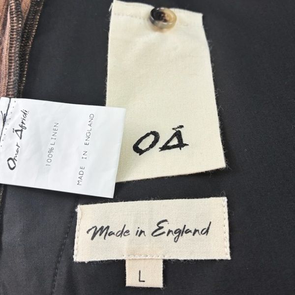 新品 Omar Afridi オマールアフリディ イギリス製 KAKISHIBU STRIPES