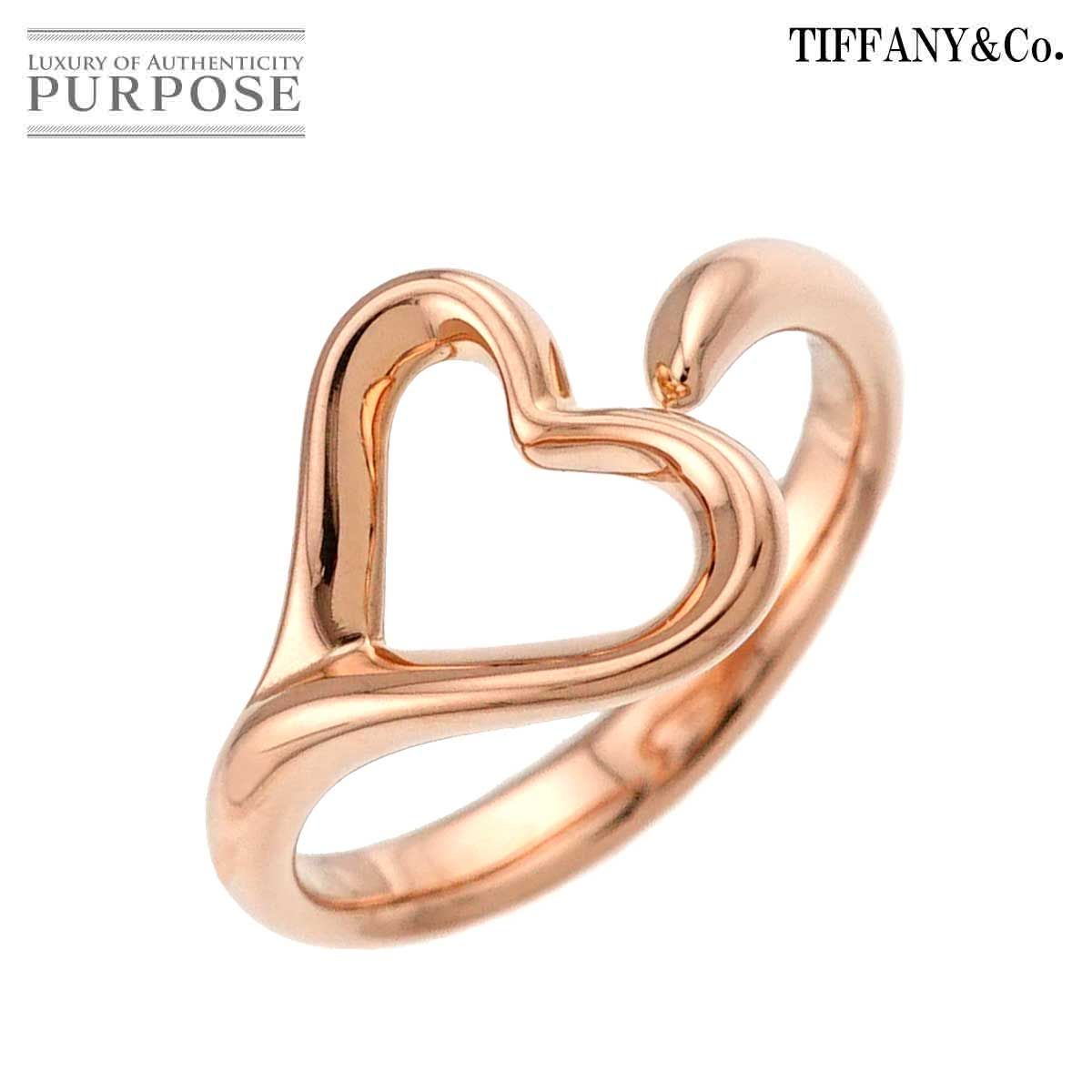 新品仕上げ Tiffany&Co. ティファニー オープンハート 22mm ペンダント 