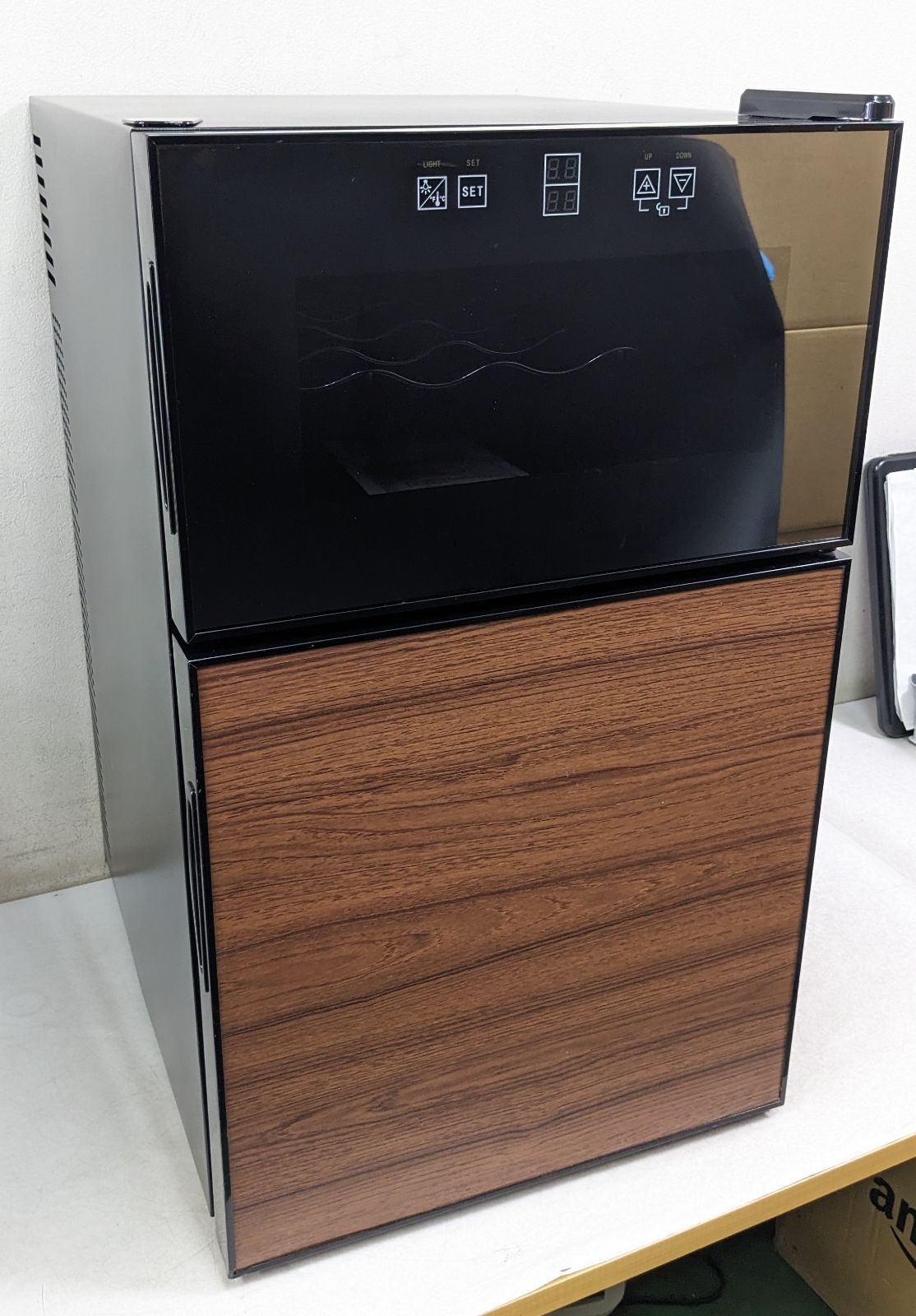 SIS 2ドア ワインセラー BCWH-69 冷蔵庫付
