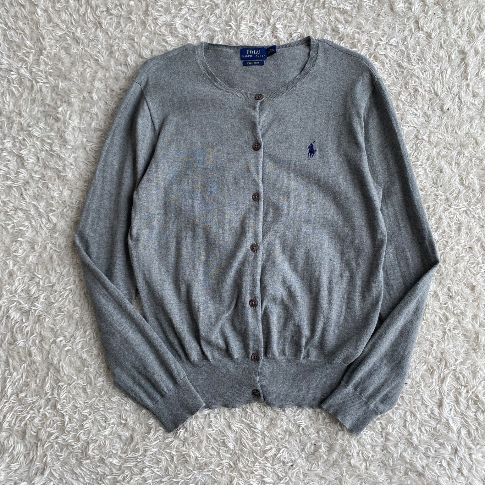 POLO RALPH LAUREN ラルフローレン ピマコットン カーディガン クール