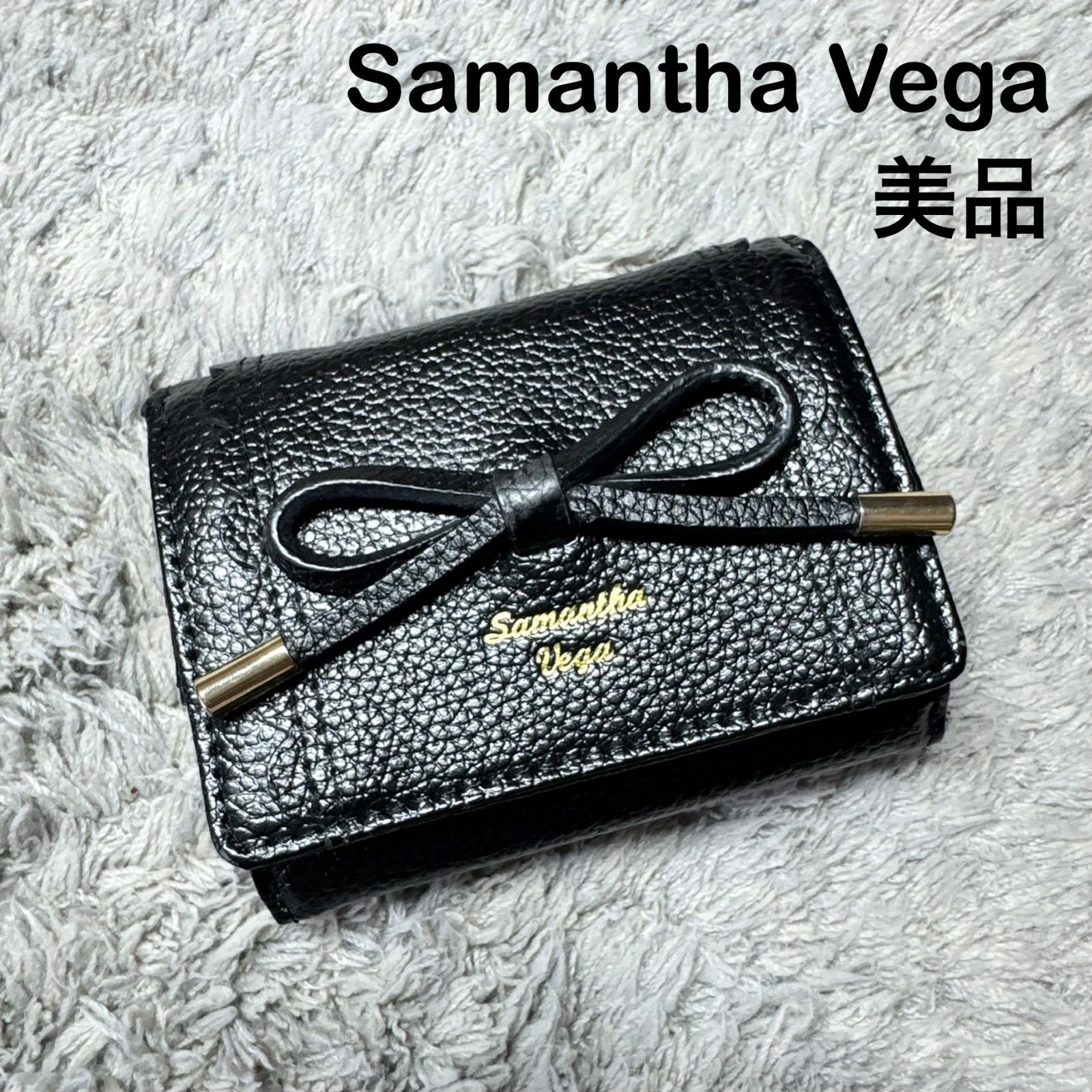 美品】Samantha Vega サマンサヴェガ 三つ折り財布 コンパクト 
