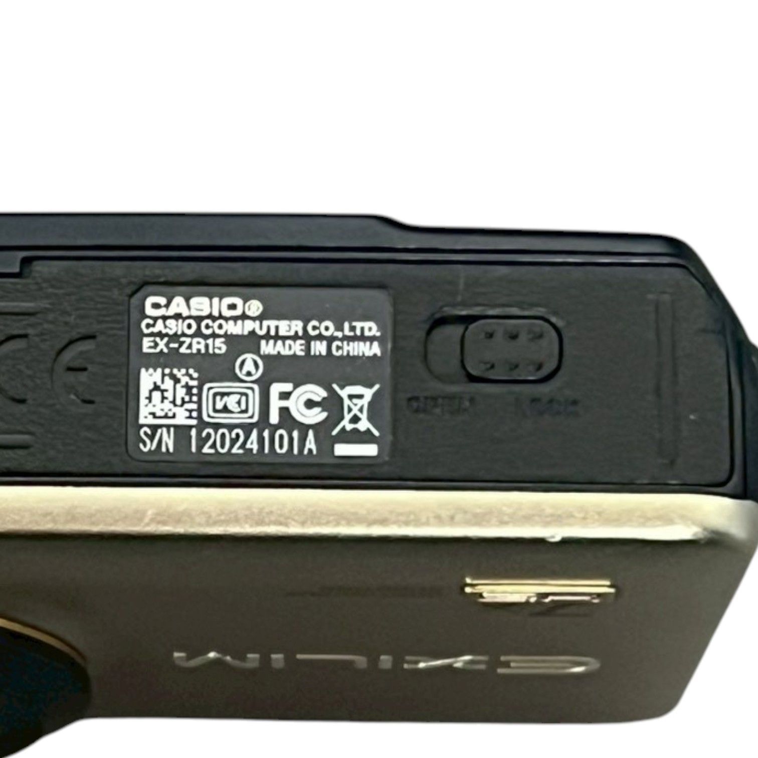 デジカメ CASIO EXILIM EX-ZR15 充電器付き 箱別】CASIO EXILIM EX-ZR15 デジタルカメラ カシオ エクシリム 充電器