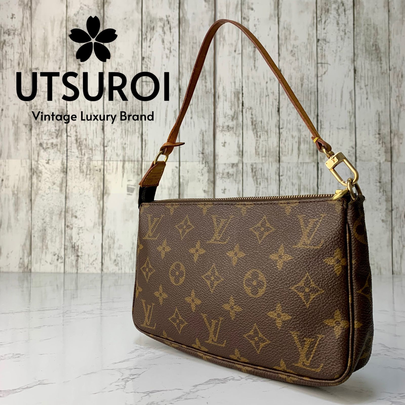 LOUIS VUITTON ポシェット・アクセソワール モノグラム ハンドバッグ