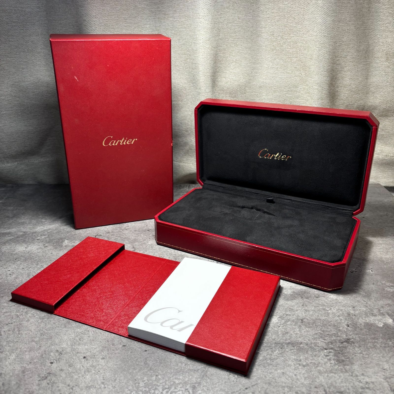 Cartier カルティエ 時計 ケース 空箱 BOX 外箱付 腕時計用 取扱説明書