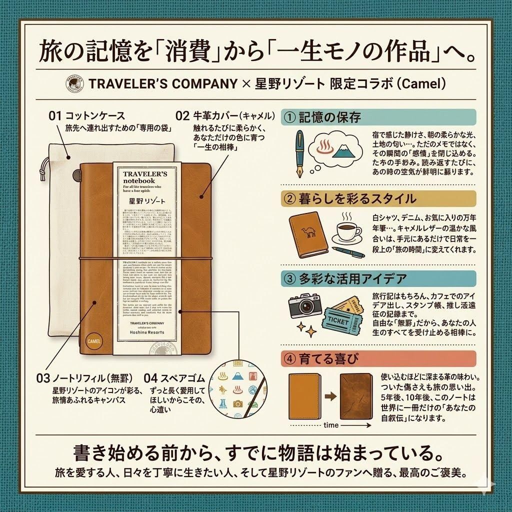 トラベラーズファクトリー TRAVELER'S FACTORY グッズ 星野リゾート