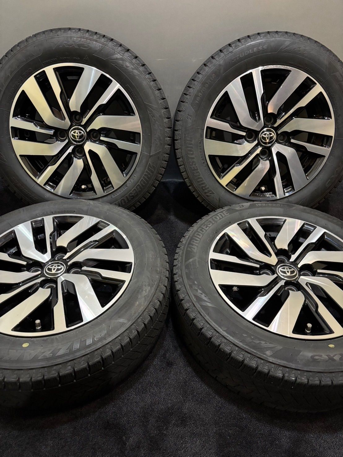 BS BLIZZAK VRX3 165/65R14】スタッドレス【TOYOTA ルーミー パッソ
