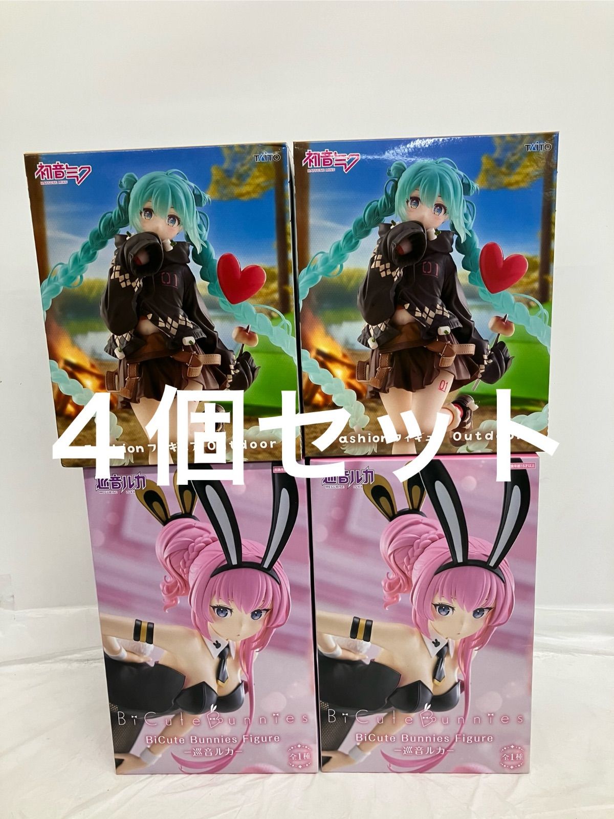 未開封 初音ミク BiCute Bunnies Figure 巡音ルカ Fashion フィギュア