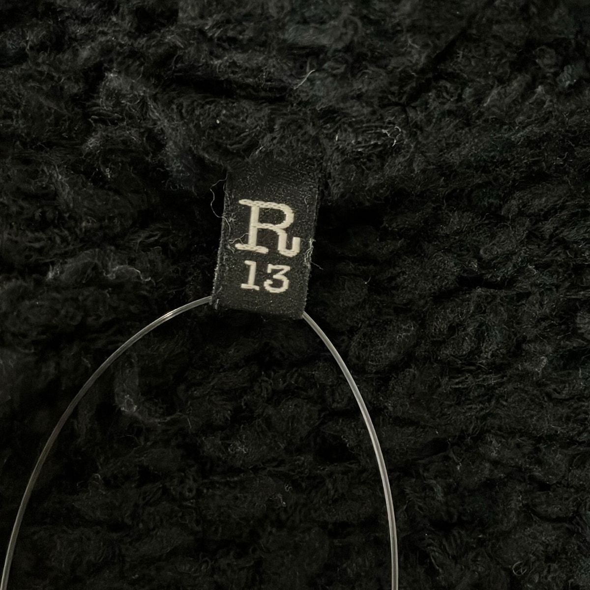 R13(アールサーティーン) カーディガン サイズL レディース - 黒 長袖
