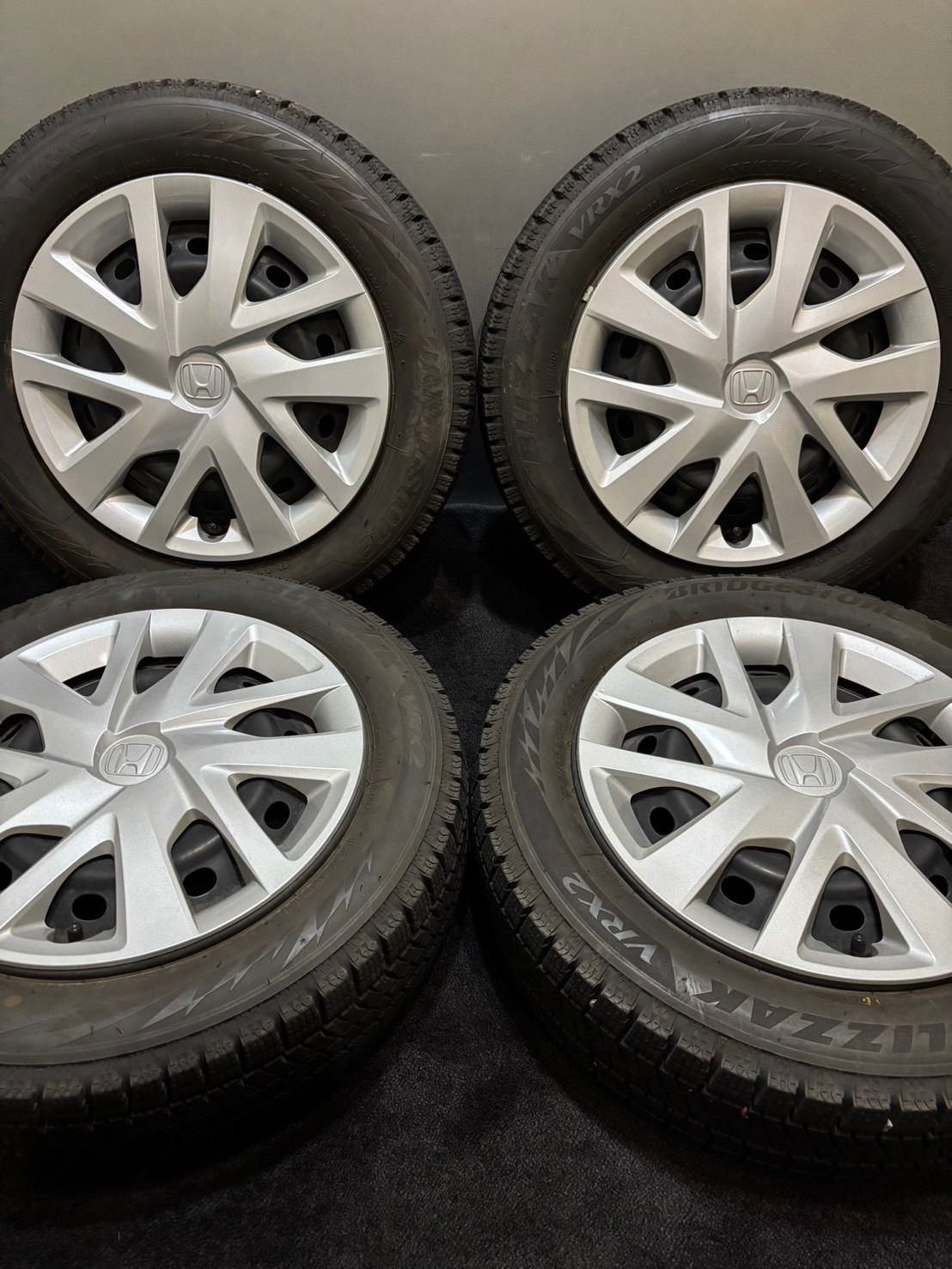 ☆155/65R14 BRIDGESTONE/VRX2 22年製 ホンダ N-BOX 純正 スチール 14 