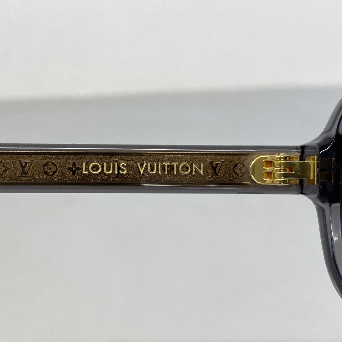 【6dc2504】ルイヴィトン サングラス LVオーラロウレクタングル Z3222U グレー【中古】レディース LOUIS VUITTON - ☆最終価格【6dc2504】ルイヴィトン サングラス LV