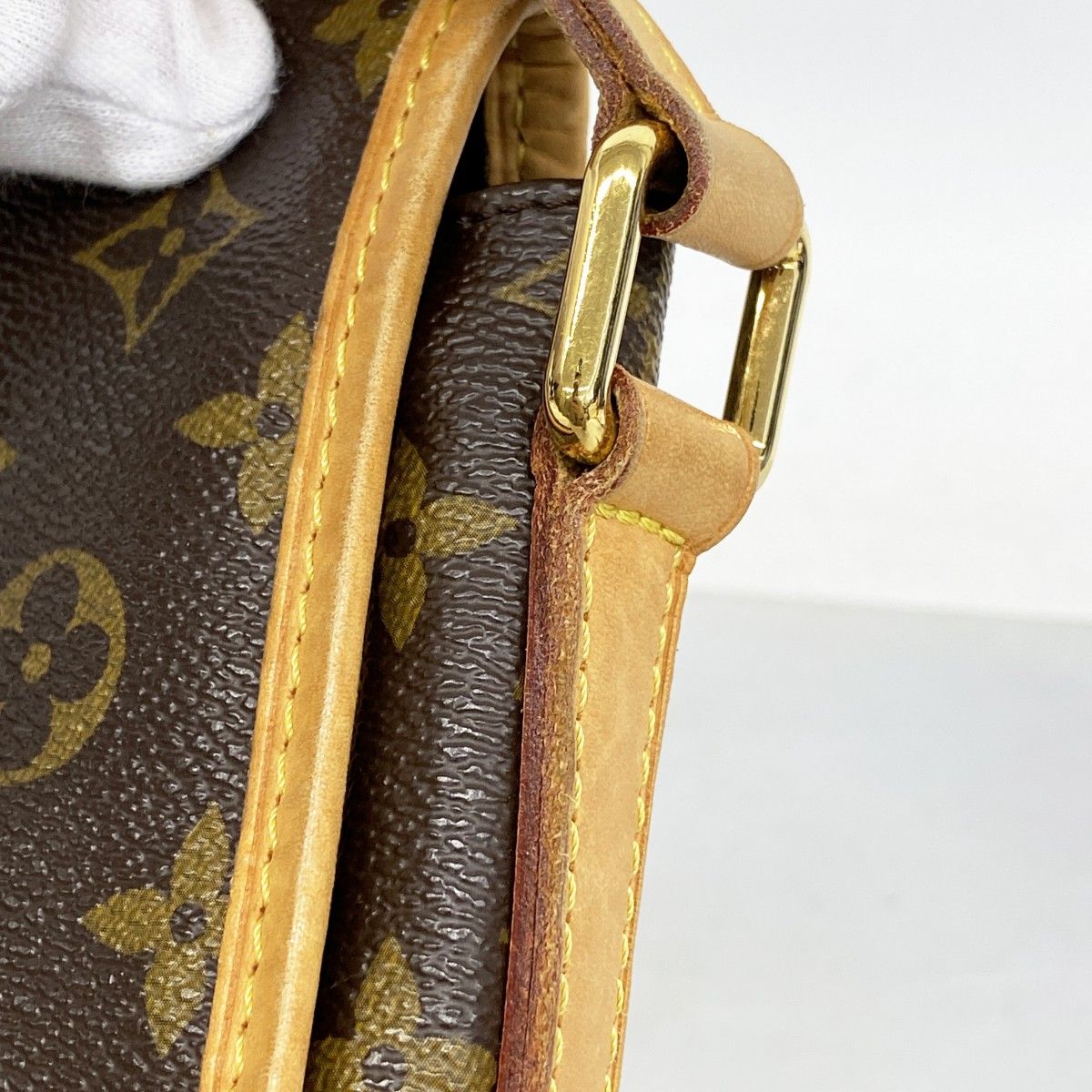 【6dc2756】ルイヴィトン ショルダーバッグ モノグラム メニルモンタンMM M40473 ブラウン【中古】レディース LOUIS VUITTON - 【6dc2756】ルイヴィトン ショルダーバッグ