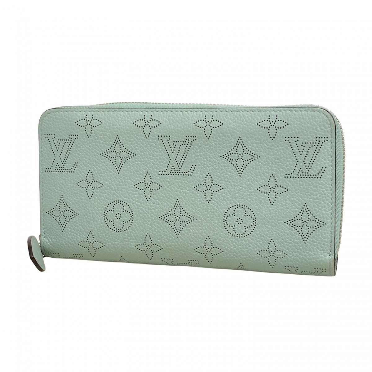 【6dc2863-k】ルイヴィトン 長財布 マヒナ ジッピーウォレット M69032 ヴェールラグーン【中古】レディース LOUIS VUITTON - 【6dc2863-k】ルイヴィトン 長財布 マヒナ ジッピー