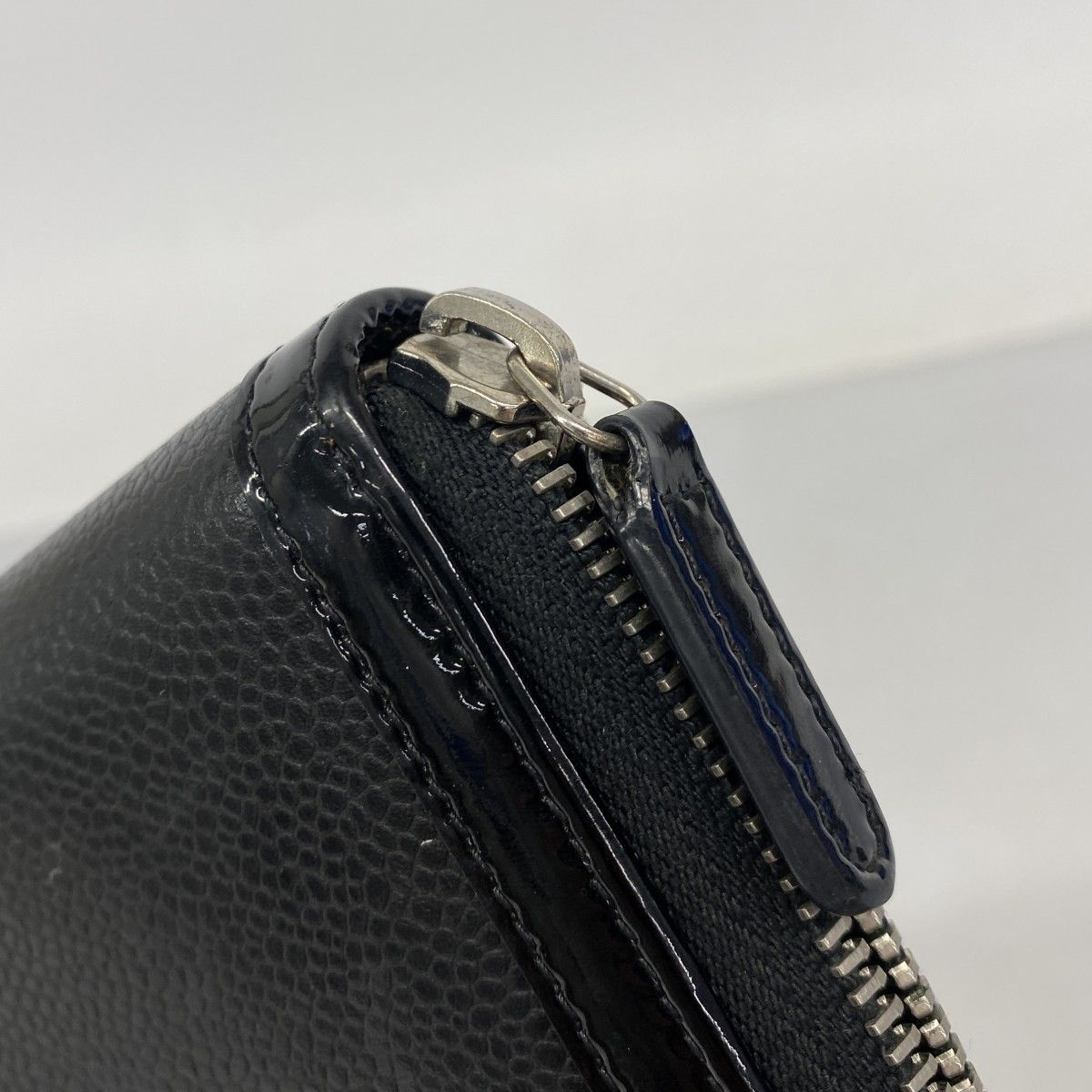 【6dc2897-k】シャネル 長財布 レザー ブラック シルバー金具【中古】レディース CHANEL - ☆最終価格【6dc2897-k】シャネル 長財布 レザー ブラック