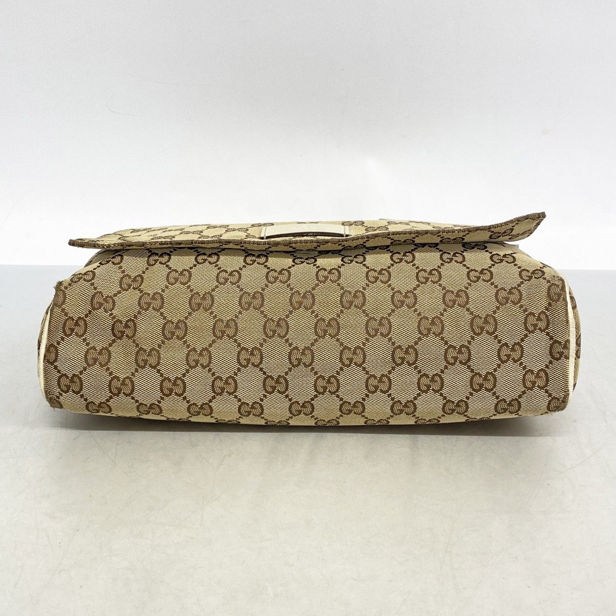 【6dc2976】グッチ ショルダーバッグ GGキャンバス 146236 キャンバス ブラウン シルバー金具【中古】レディース GUCCI - ☆最終価格【6dc2976】グッチ ショルダーバッグ GGキャンバス