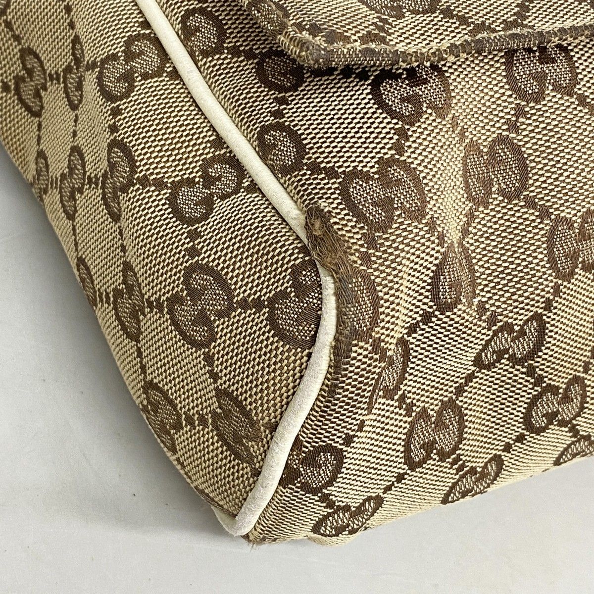 【6dc2976】グッチ ショルダーバッグ GGキャンバス 146236 キャンバス ブラウン シルバー金具【中古】レディース GUCCI - ☆最終価格【6dc2976】グッチ ショルダーバッグ GGキャンバス