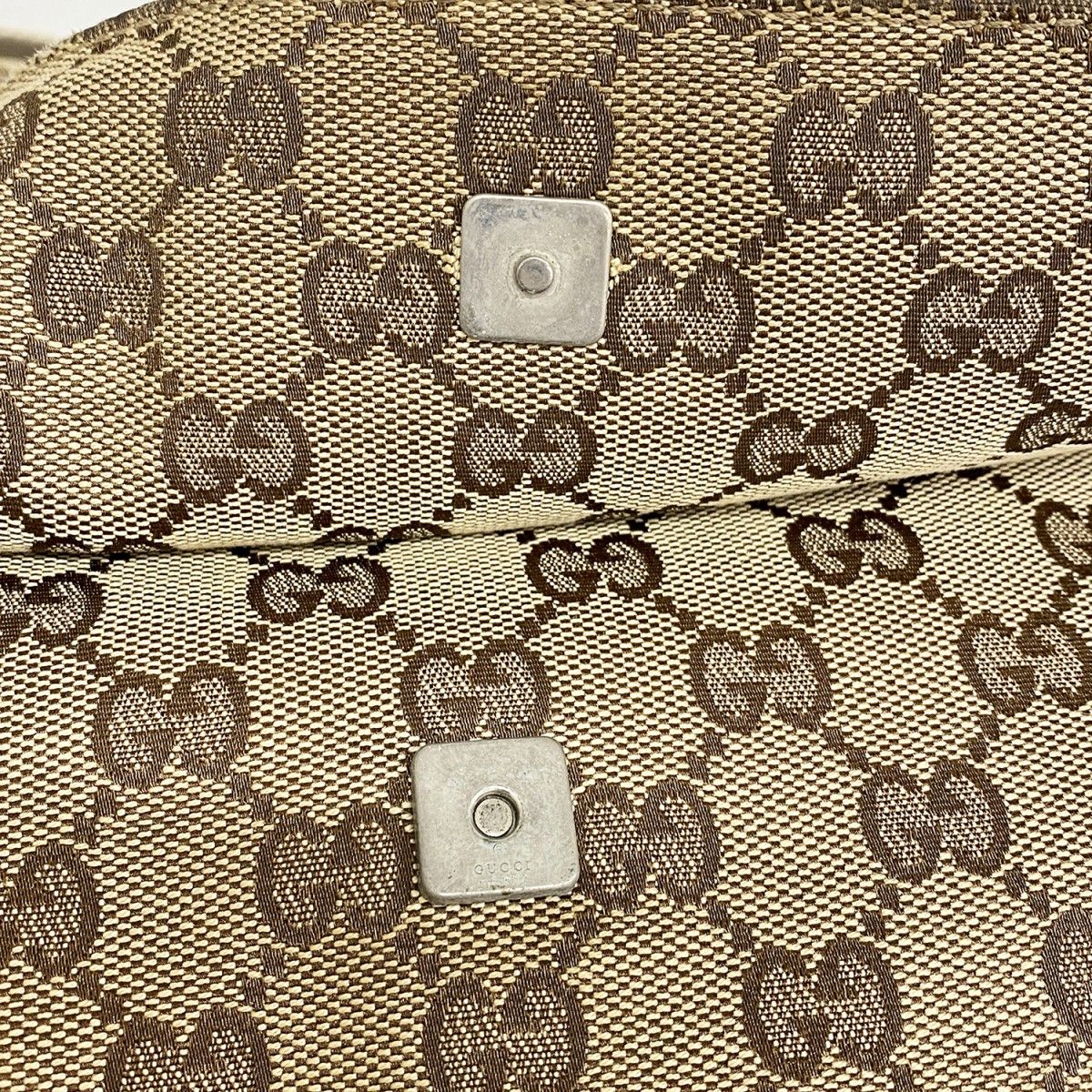 【6dc2976】グッチ ショルダーバッグ GGキャンバス 146236 キャンバス ブラウン シルバー金具【中古】レディース GUCCI - ☆最終価格【6dc2976】グッチ ショルダーバッグ GGキャンバス