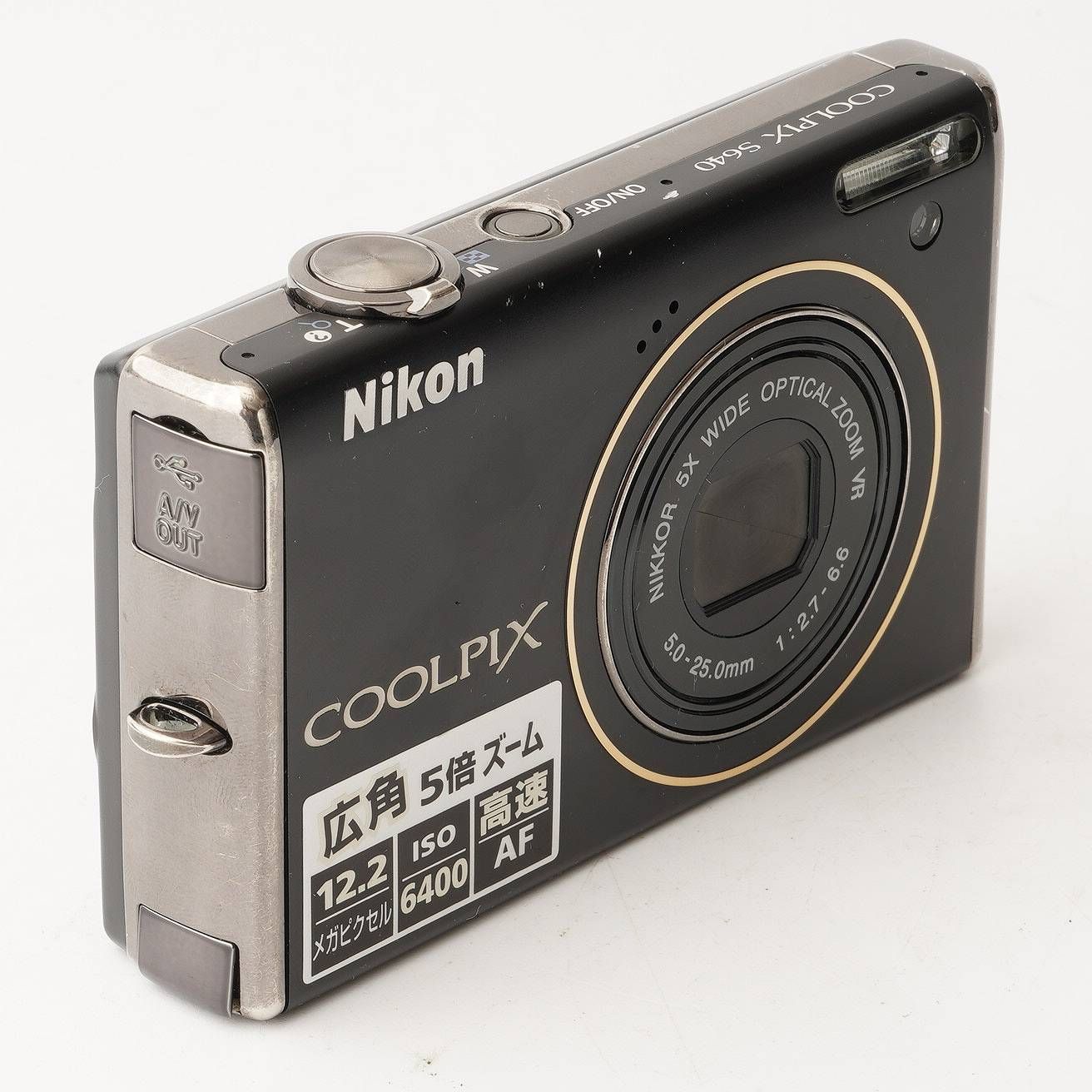 スマホ転送OKニコン Nikon COOLPIX S640 ブラック
