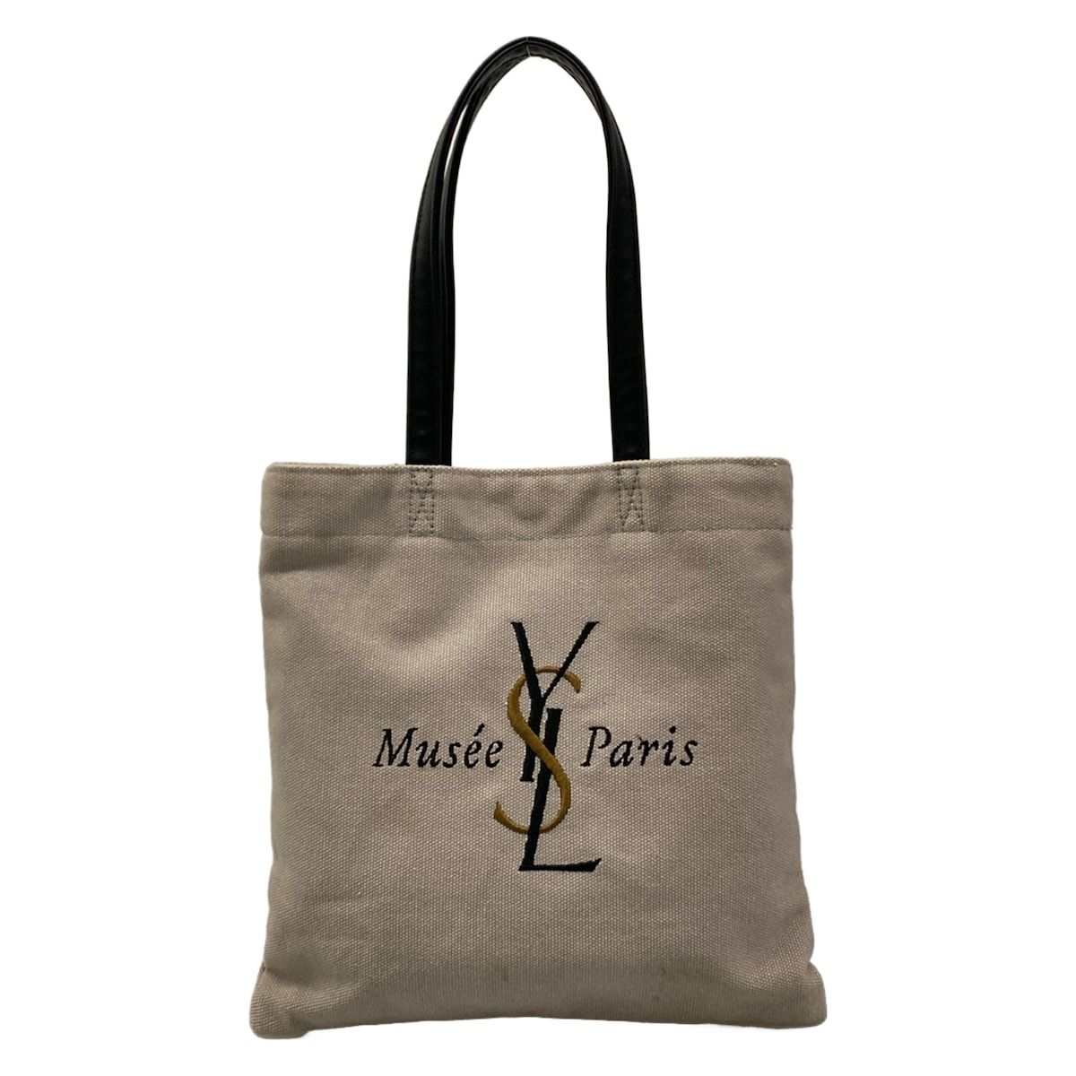 YvesSaintLaurent(イヴサンローラン) トートバッグ - グレーベージュ