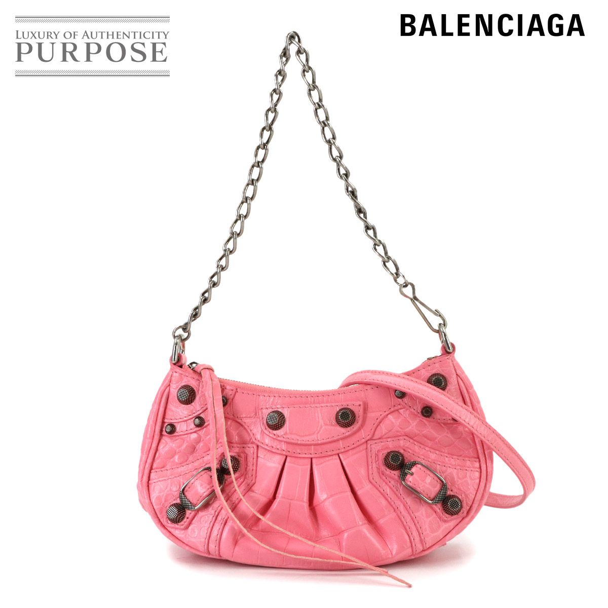 新品同様 バレンシアガ BALENCIAGA ル カゴール ミニ 2way チェーン 