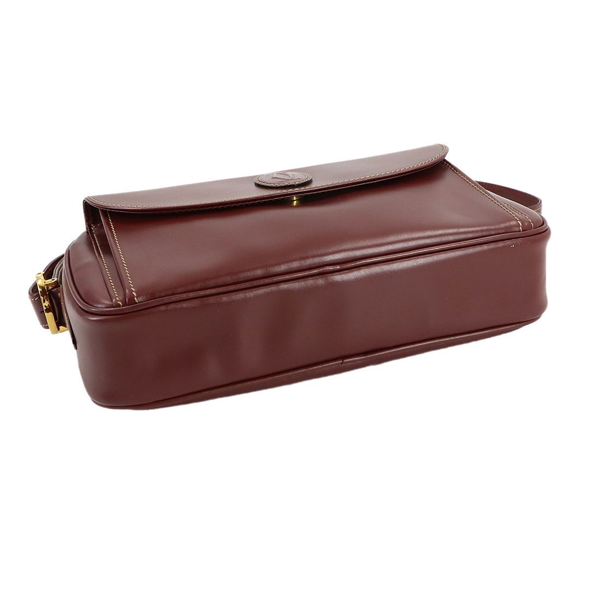 新品同様 カルティエ Cartier マストライン ショルダー バッグ レザー