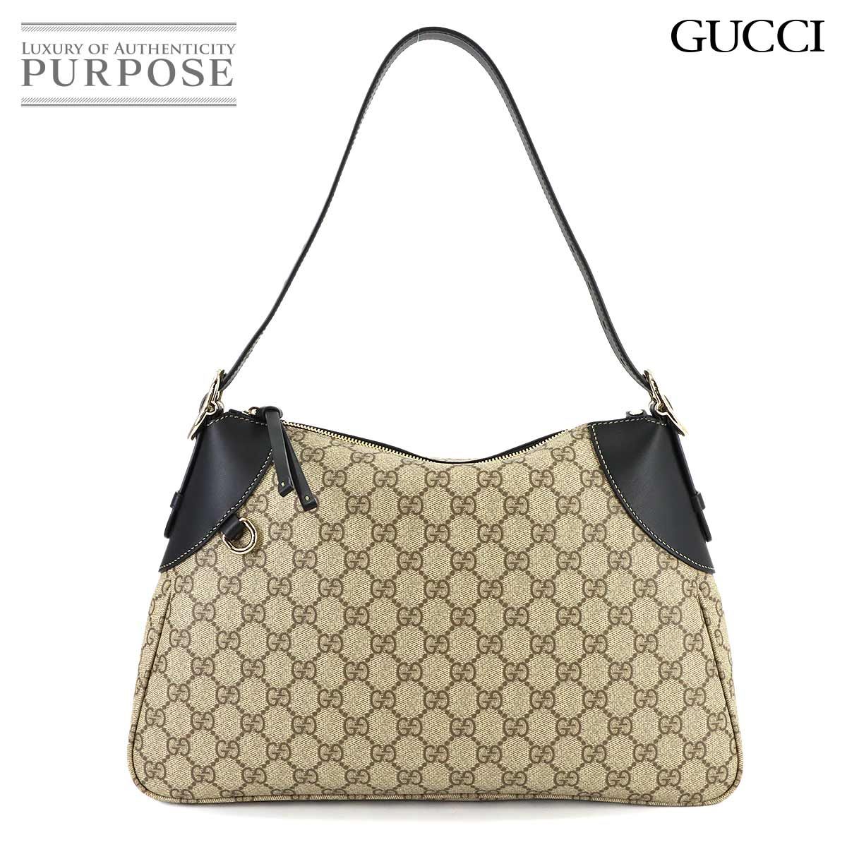 未使用 展示品 グッチ GUCCI GGエンブレム ラージ ショルダー バッグ 