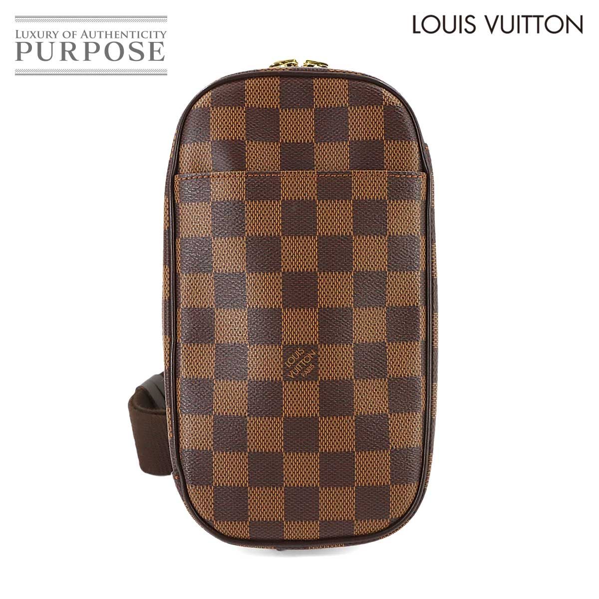 新品同様 ルイ ヴィトン LOUIS VUITTON ダミエ ポシェット ガンジュ