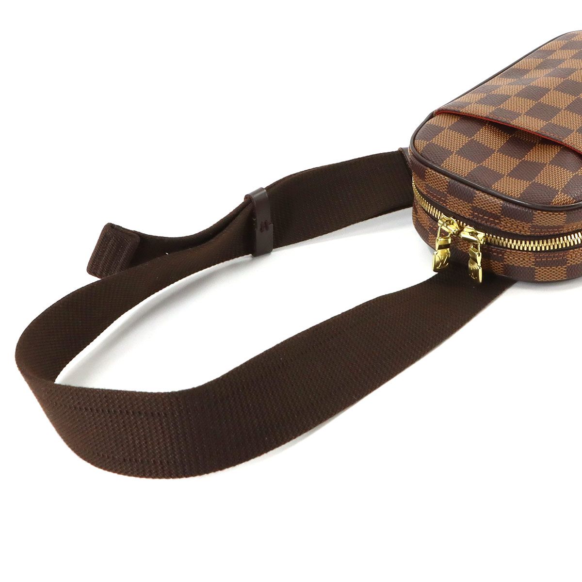新品同様 ルイ ヴィトン LOUIS VUITTON ダミエ ポシェット ガンジュ 