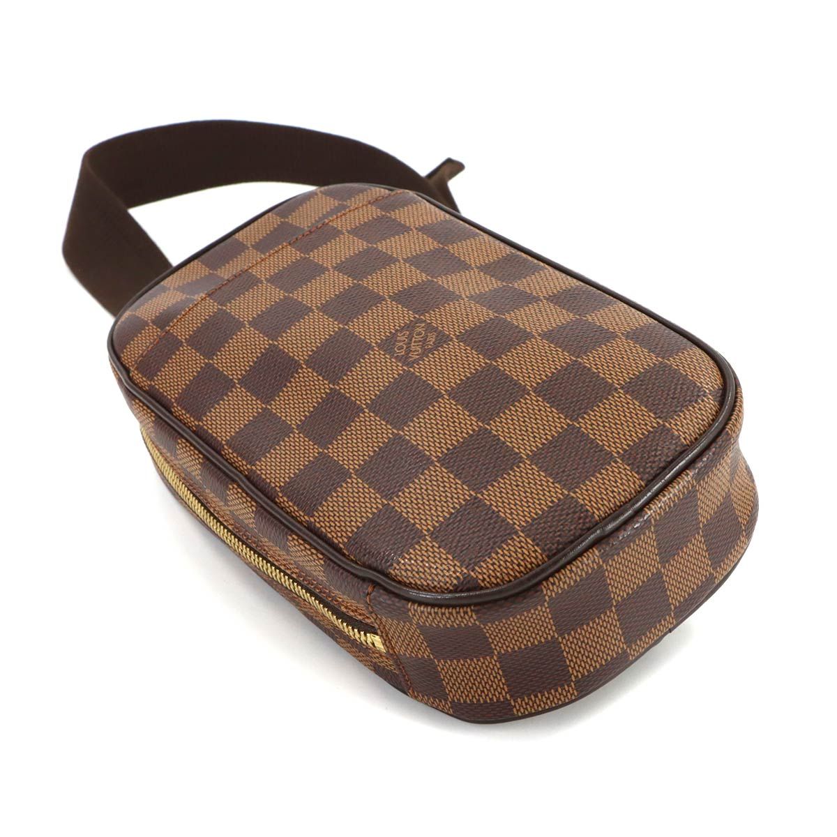 新品同様 ルイ ヴィトン LOUIS VUITTON ダミエ ポシェット ガンジュ 