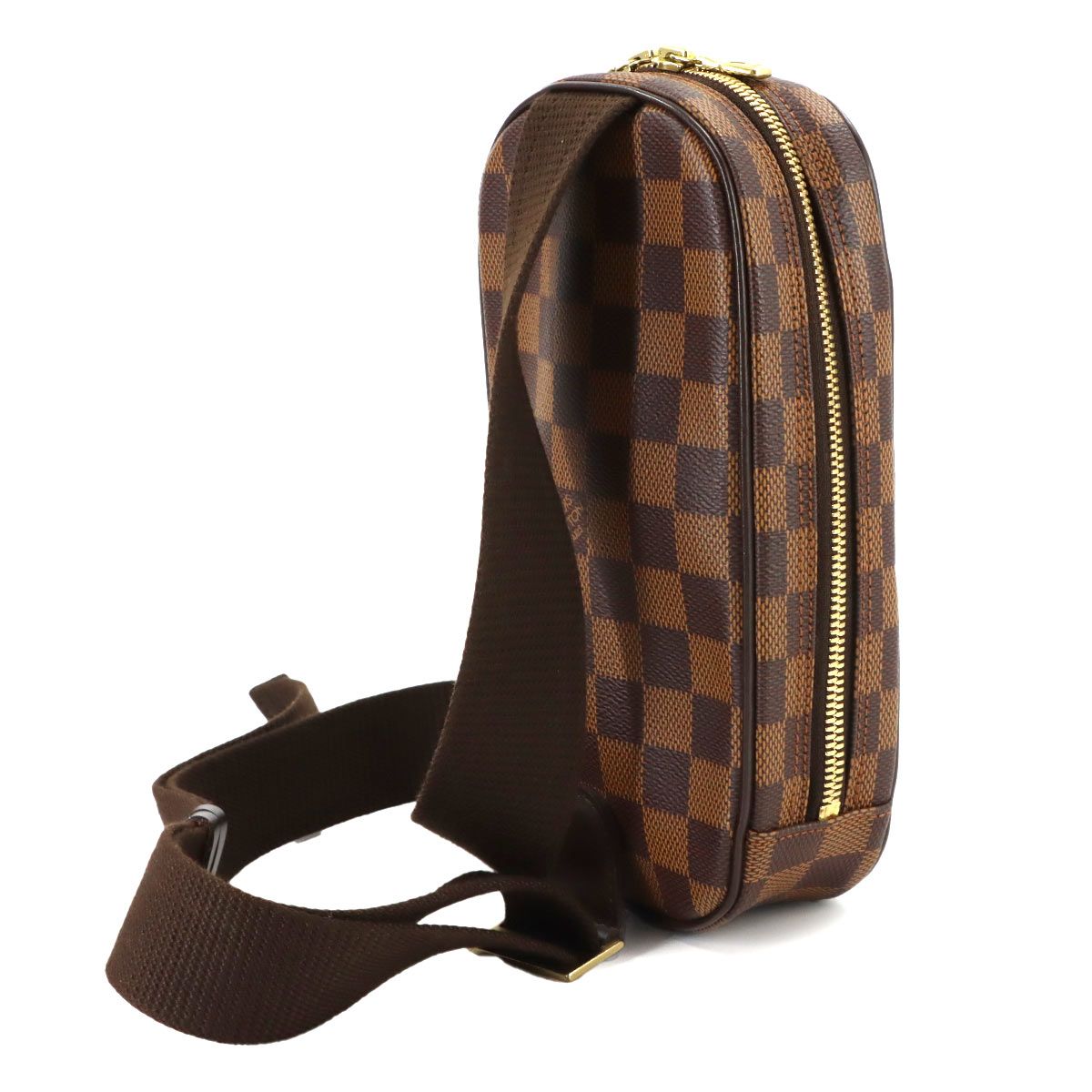 新品同様 ルイ ヴィトン LOUIS VUITTON ダミエ ポシェット ガンジュ 