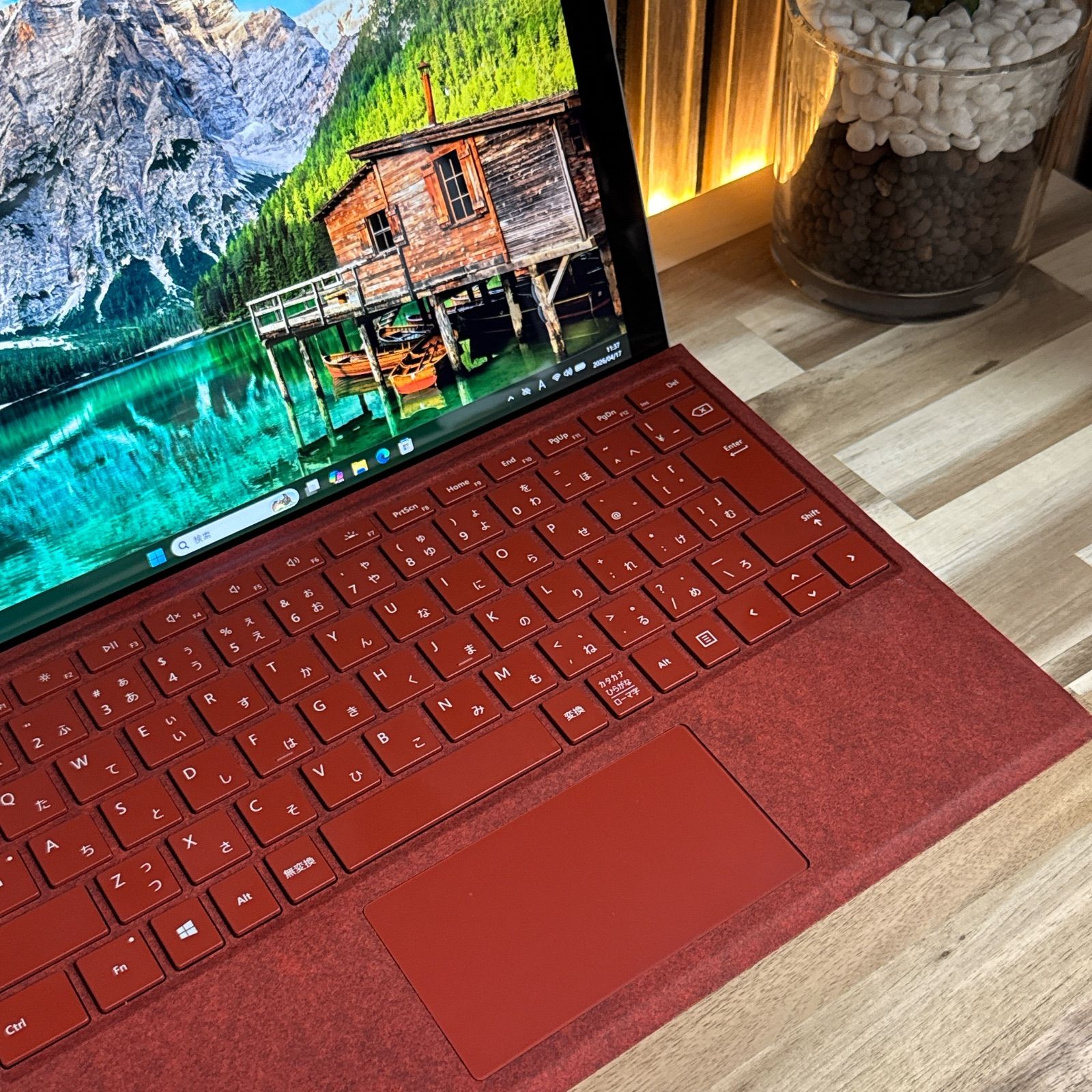 希少レッドタイプカバー‼️Microsoft Surface Pro 7+☘️Core i5第11 
