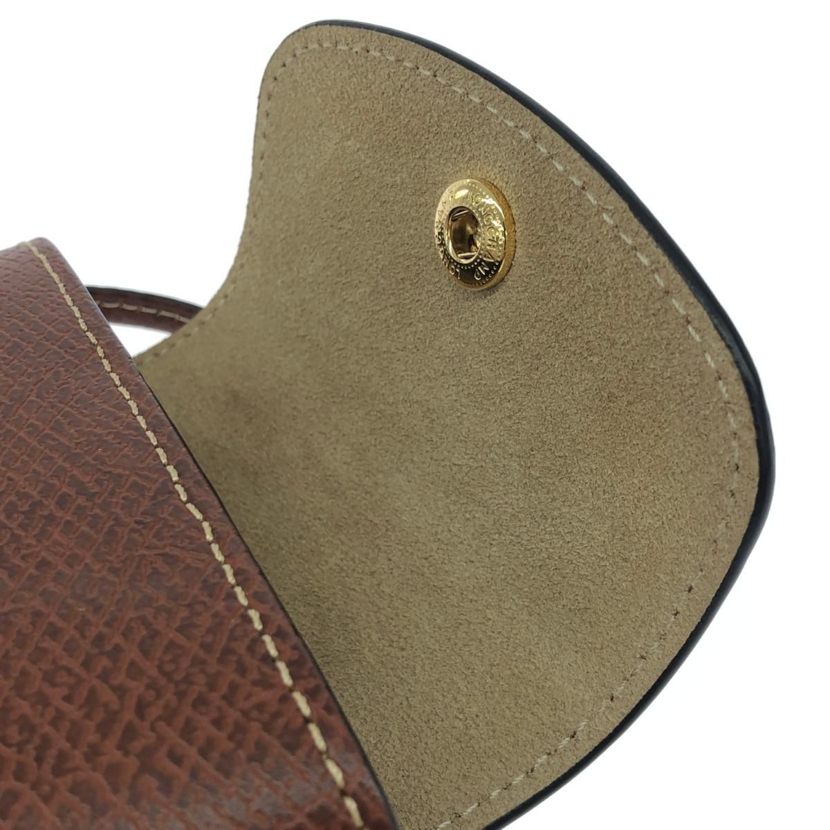 LONGCHAMP ロンシャン ミニショルダーバッグ/エピュレ レザー ブラウン