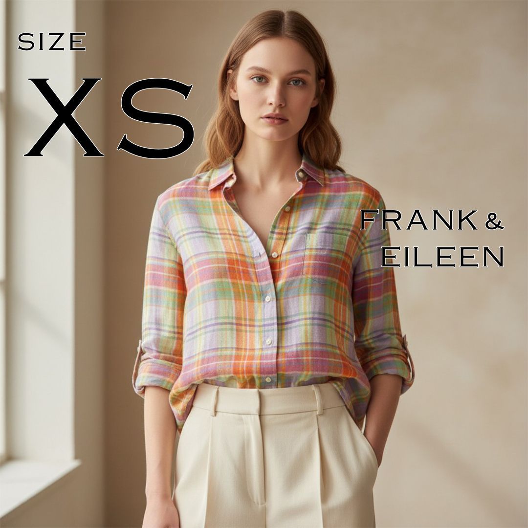 極美品】Frank & Eileenフランク＆アイリーン USA製 EILEEN スキッパー