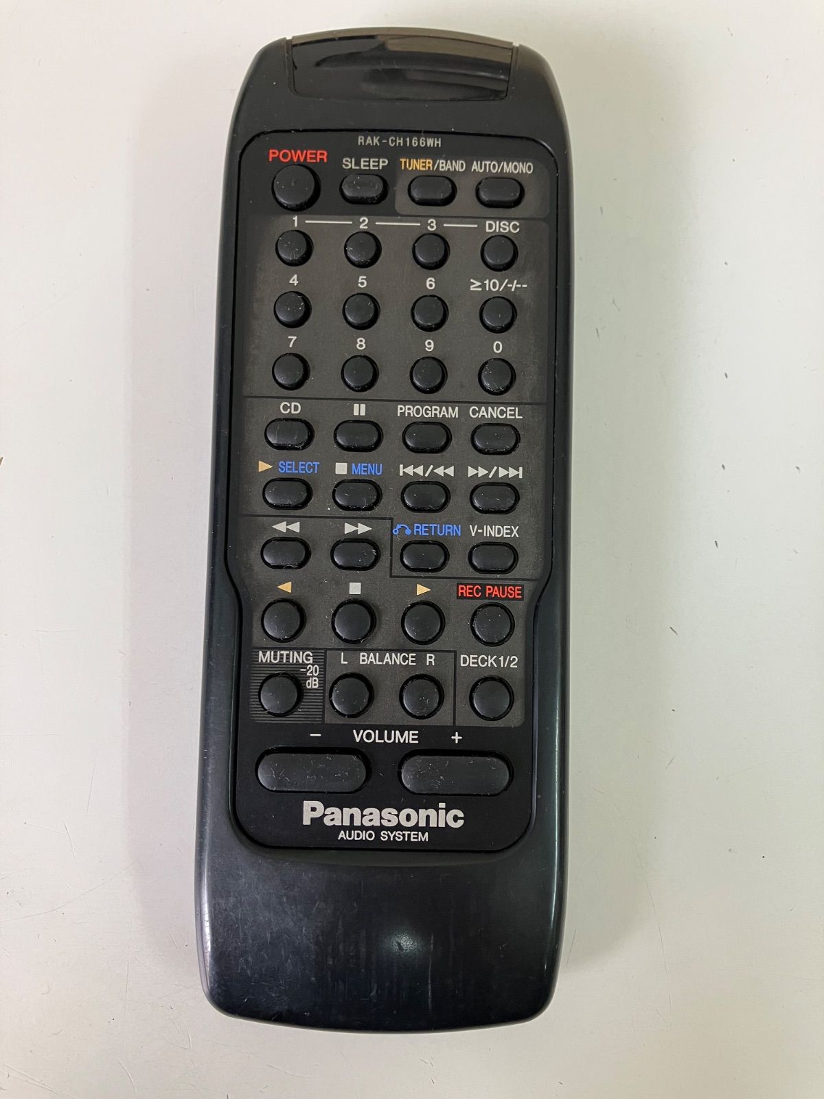 Panasonic パナソニック オーディオリモコン RAK-CH166WH - メルカリ