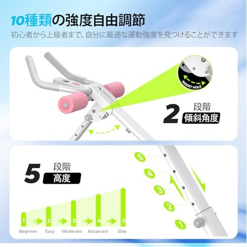 MERACH メリック 腹筋マシーン 筋トレ 傾斜調整 5段階高さ調整 Amazon.co.jp: MERACH (メリック) 腹筋 筋トレ 腹筋マシーン 2段階傾斜