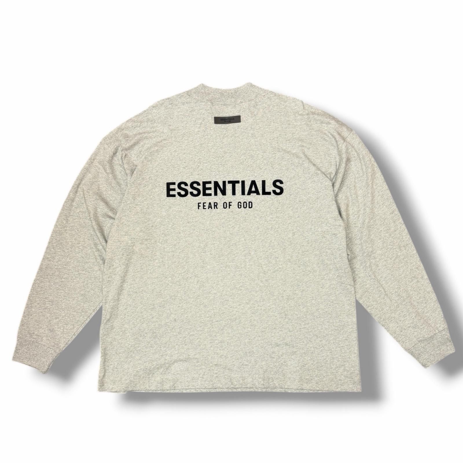 FEAR OF GOD ESSENTIALS FELT LOGO LS TEE 長袖Tシャツ カットソー 