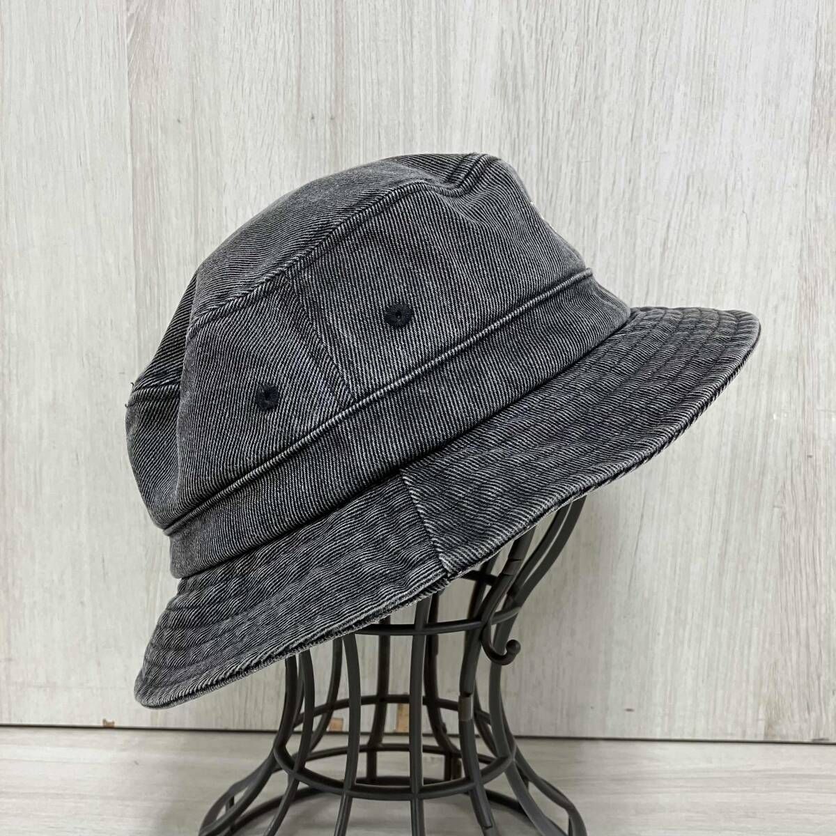 帽子 Supreme Coated Denim Crusher Black M/L Supreme/シュプリーム/ハット/Coated Denim Crusher/24SS/ブラック